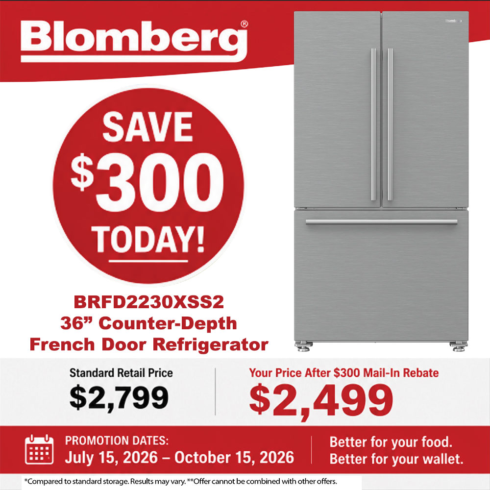 Blomberg $300 Rebate on BRFD2230XSS2