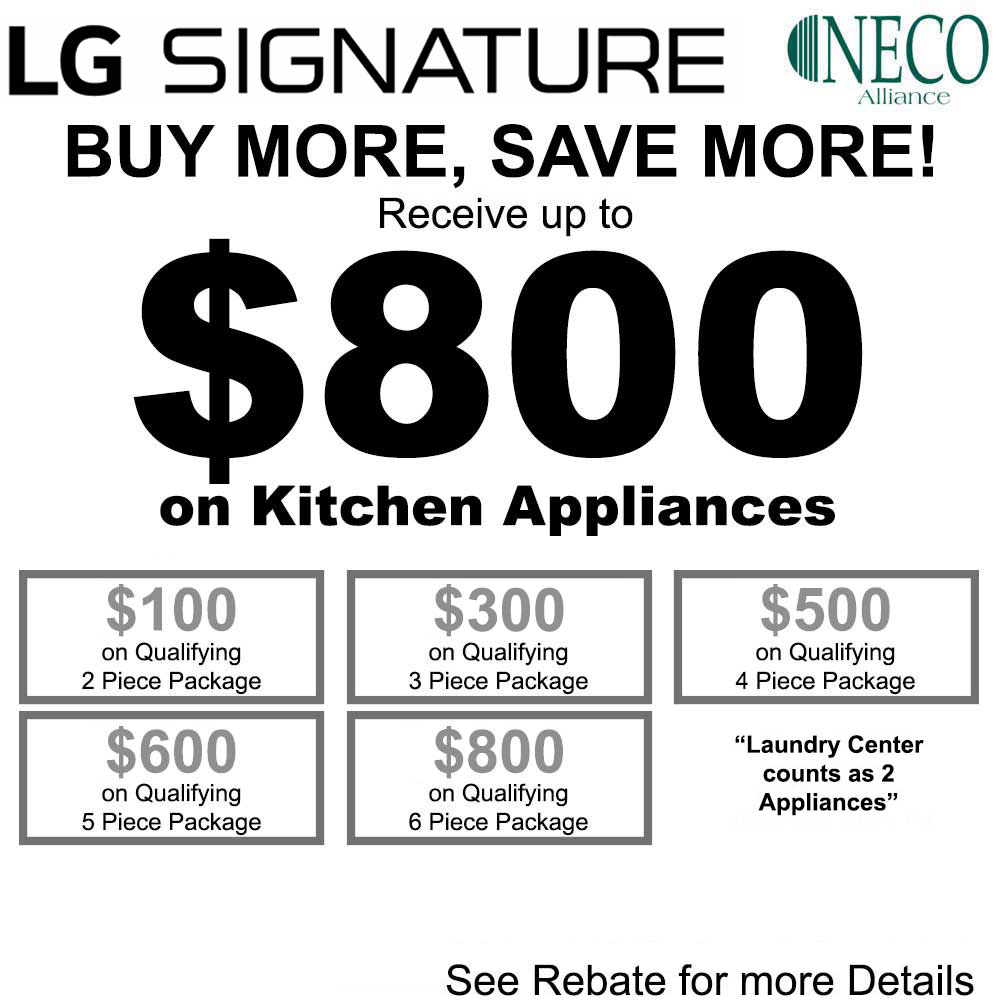 LG Signature NECO Buy More Save More August 2026