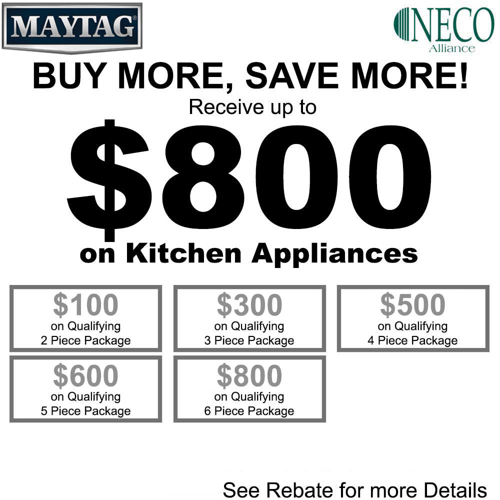 Maytag NECO Buy More Save More August 2026