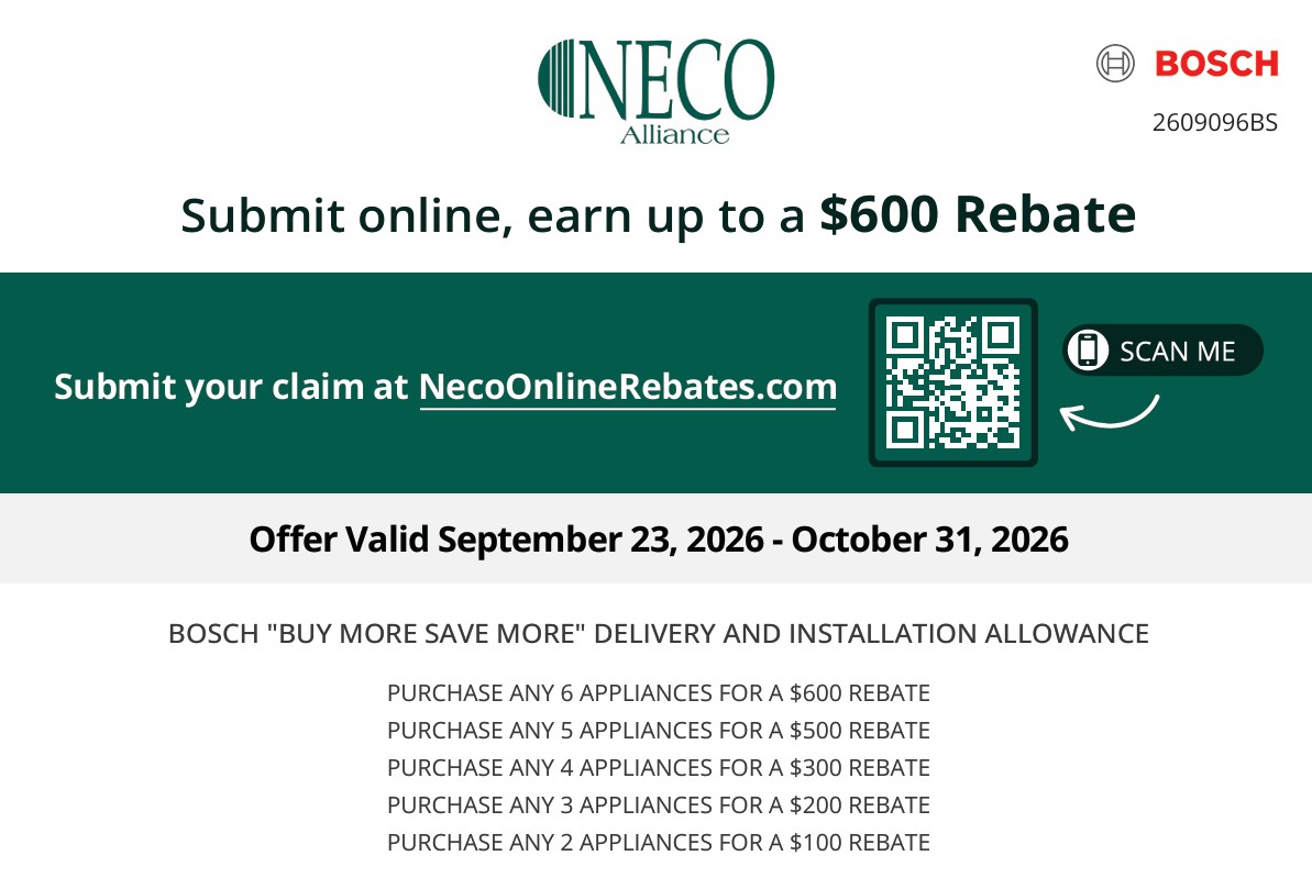 Bosch NECO Buy More Save More September 2026