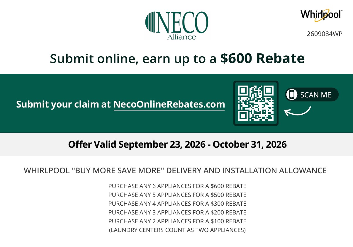 Whirlpool NECO Buy More Save More September 2026