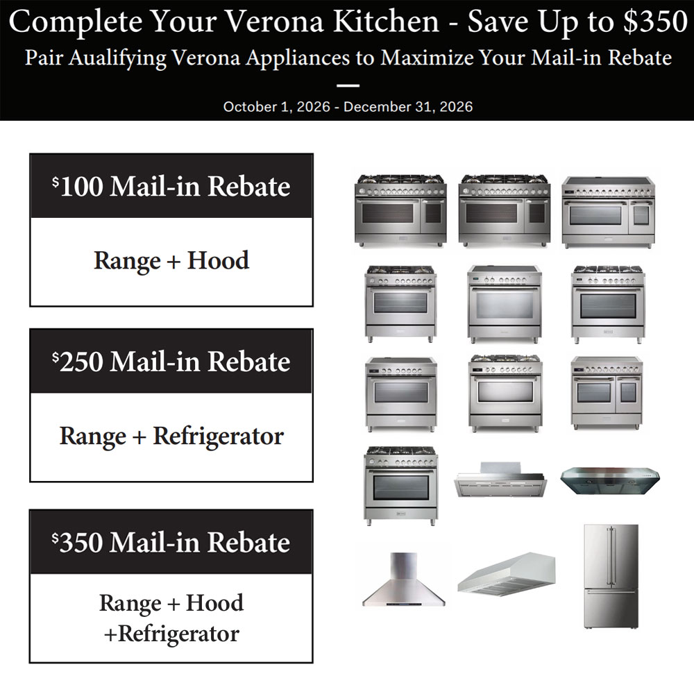 Verona Buy More Save More Mail-In Rebate October 2026