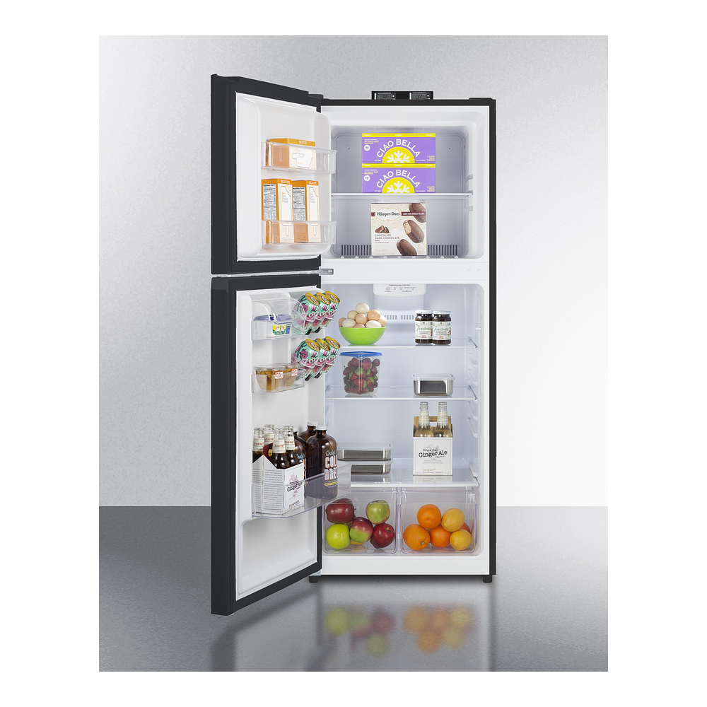 Summit 10.1 cu. ft. Top Freezer Refrigerator BKRF1087BLHD | Shop