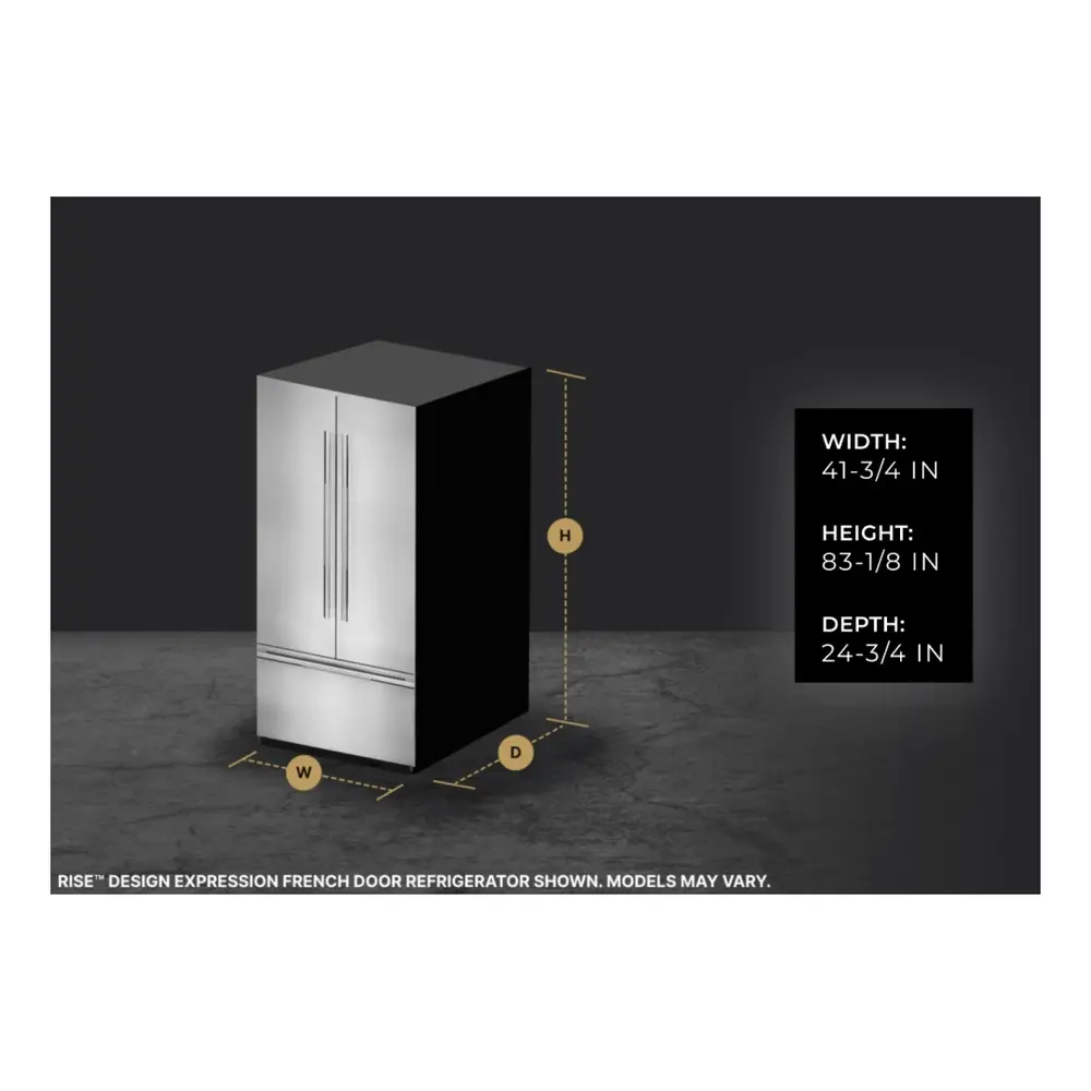 JennAir 25.5 cu. ft. Side by Side Refrigerator JBSFS42NMX | Shop