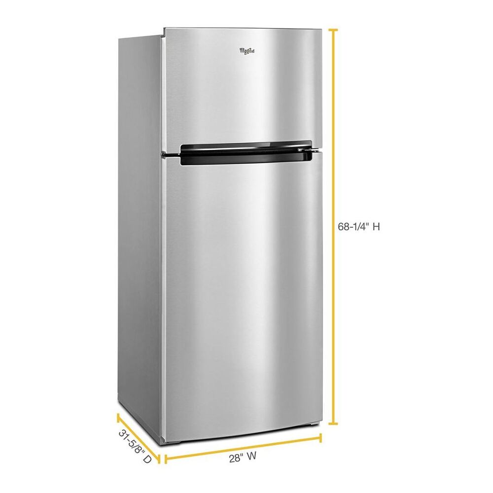 Whirlpool 18 cu. ft. Top Freezer Refrigerator WRT518SZFM | Shop