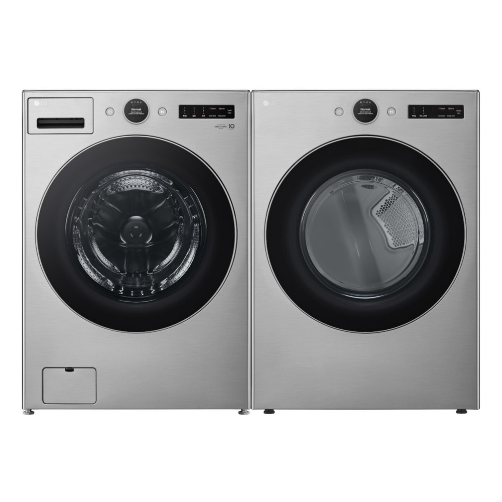 LG 134552 Graphite Front Load Set | Shop Appliances
