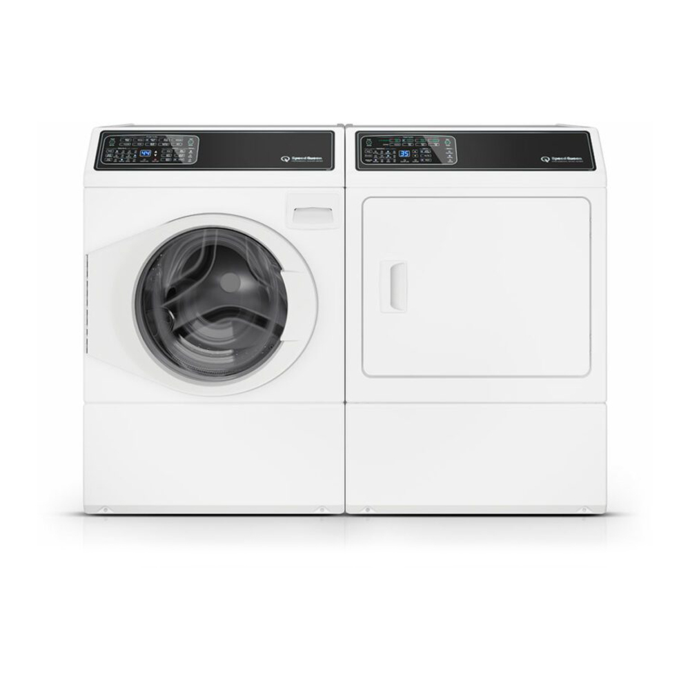 Speed Queen 134651 White Front Load Set | Shop Appliances