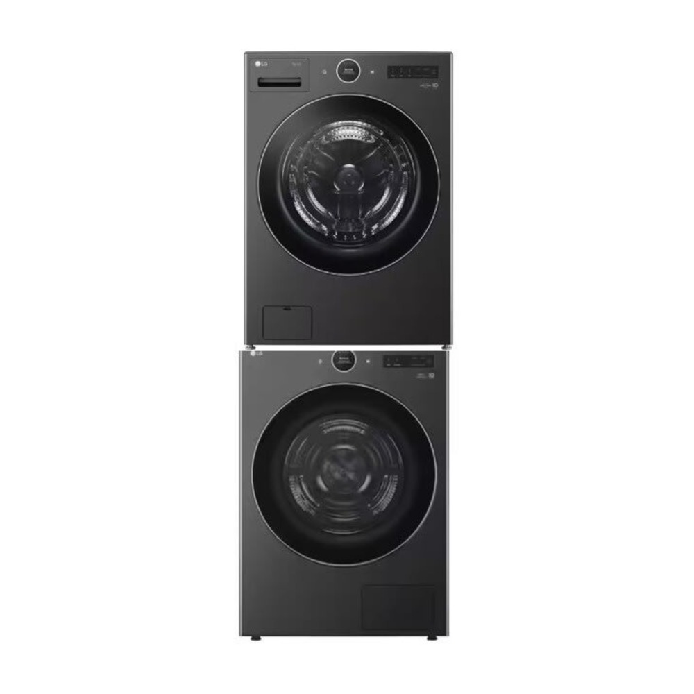 LG 134771 Black Stacked Set | Shop Appliances