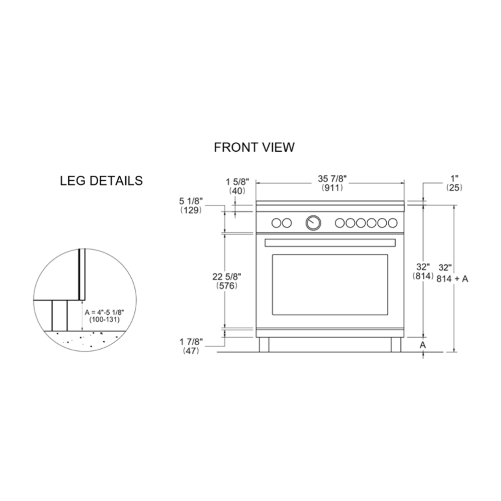 Bertazzoni HER366BCFEPXT Heritage 36
