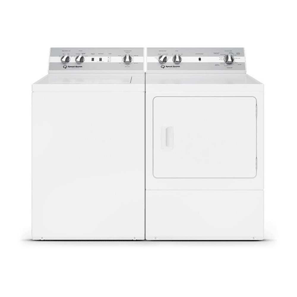 Speed Queen 134108 White Top Load Set | Shop Appliances