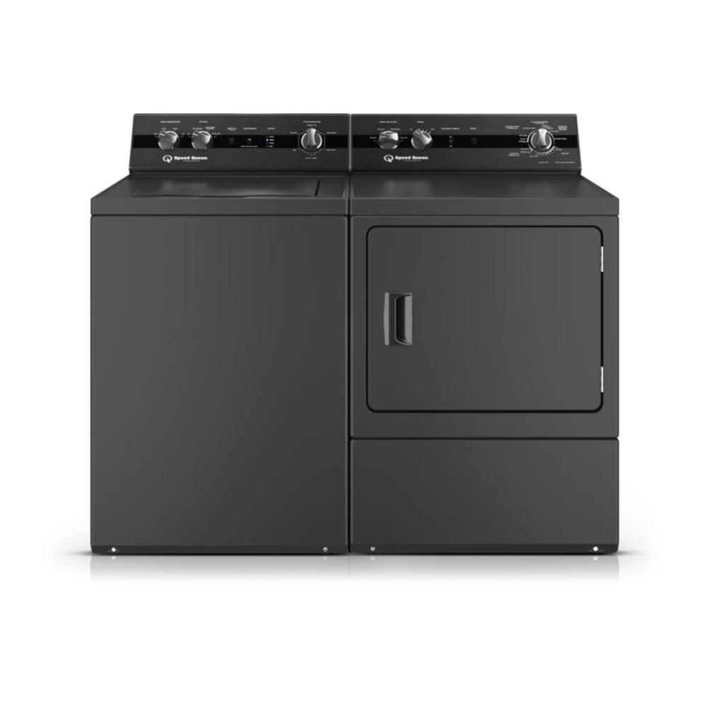 Speed Queen 134443 Black Top Load Set | Shop Appliances
