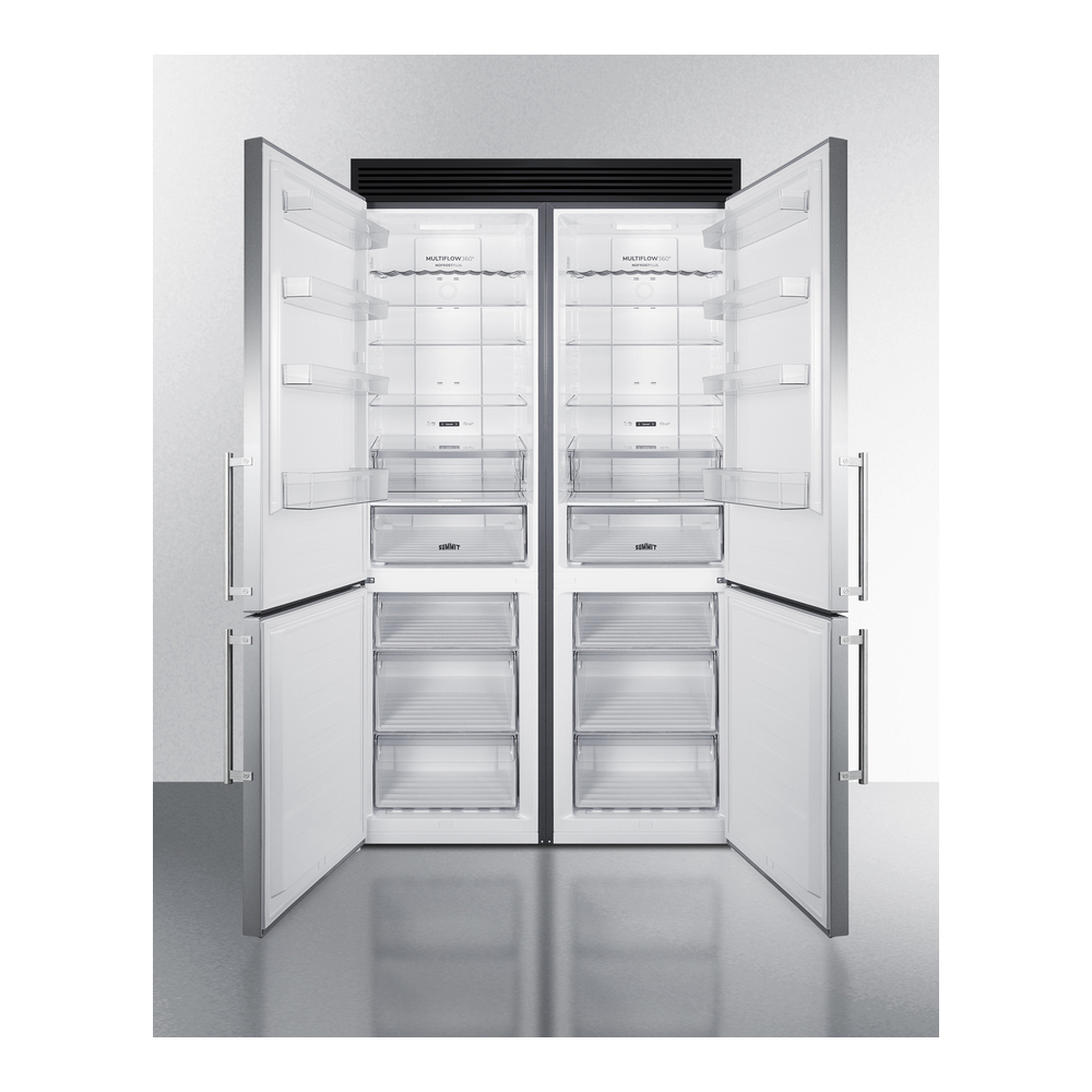 Summit 23.4 cu. ft. Bottom Freezer Refrigerator FFBF181ES2KIT48