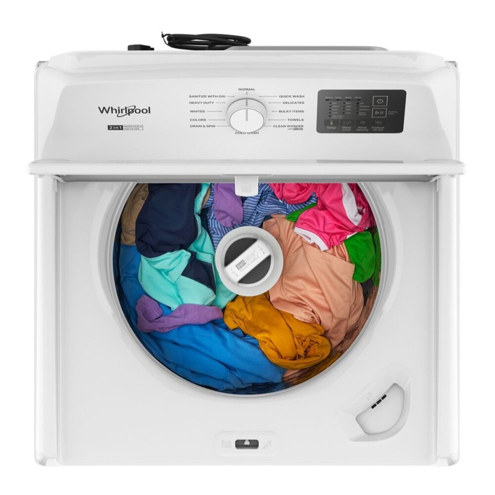 Whirlpool 4.3 cu. ft. Top Load Washer WTW4107SW | Shop Appliances