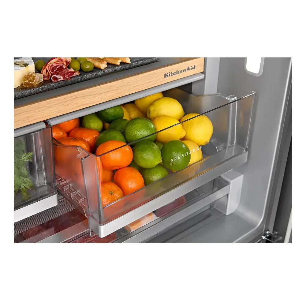 KitchenAid 30 cu. ft. French Door Refrigerator KRFF436SJPBR | Shop