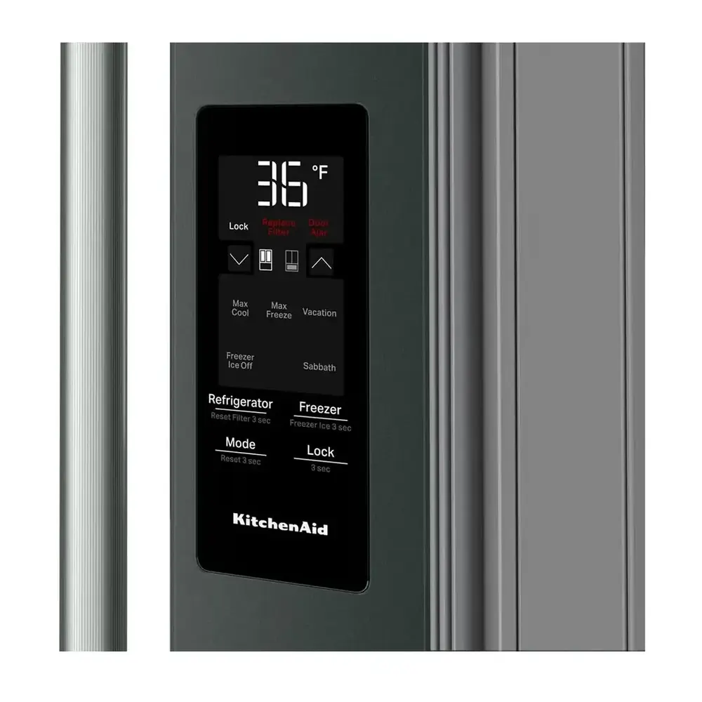 KitchenAid 30 cu. ft. French Door Refrigerator KRFF436SJPBR | Shop